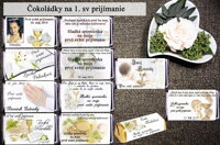 čokoládky s potlačou
