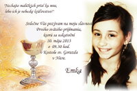 Pozvánka na 1.sv. prijímanie