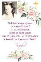 pozvánka na 1.sv. prijímanie
