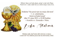 pozvánka na 1.sv. prijímanie 