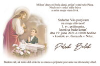 pozvánka na 1.sv. prijímanie