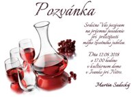 Narodeninová pozvánka na vašu narodeninovú oslavu