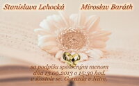 svadobné oznámenia