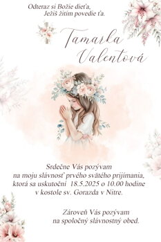 prvé sväté prijímanie  