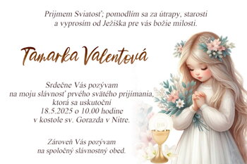 prvé sväté prijímanie 