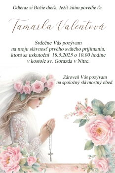 prvé sväté prijímanie  