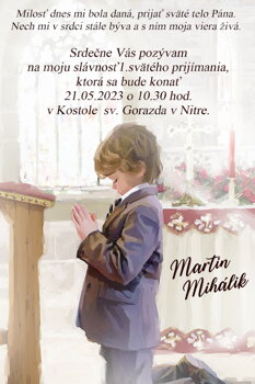 prvé sväté prijímanie  