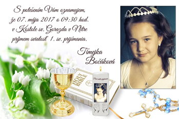 prvé sväté prijímanie 