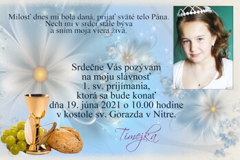 prvé sväté prijímanie  