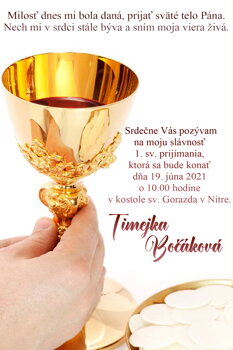 prvé sväté prijímanie 