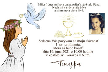 prvé sväté prijímanie 