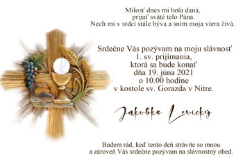 prvé sväté prijímanie 