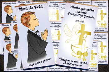 čokoládky s potlačou