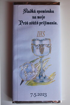 čokoládky s potlačou