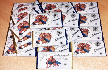 Čokoládky s potlačou 