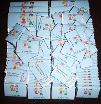 Čokoládky s potlačou 