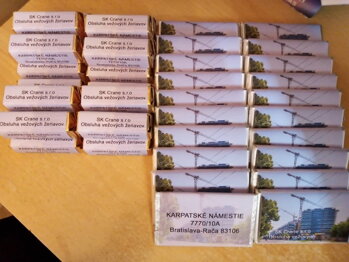 Čokoládky s potlačou 