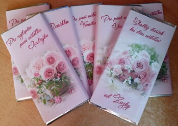 Čokoládky s potlačou 