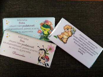 Čokoládky s potlačou | oznamenia-pozvanky.sk