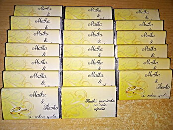 Čokoládky s potlačou 