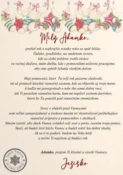 List Ježiškovi