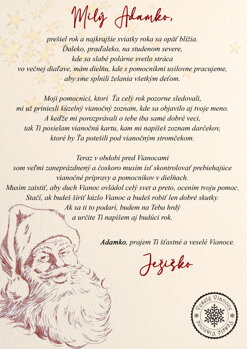 List Ježiškovi