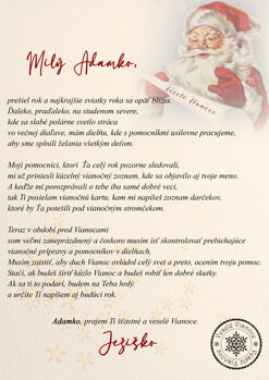 List Ježiškovi