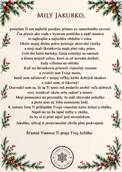 vianočná pošta  